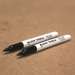 Fine Point Permanent Markers, Black, 2 per Package
